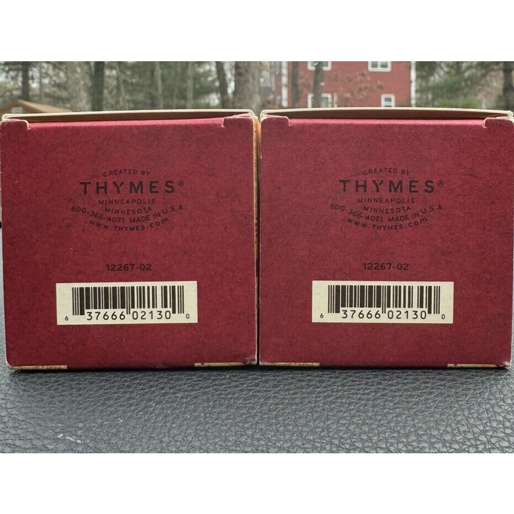 Thymes Neroli Blossom Aromatic Votive Candle Set Of 2 2.25 oz New In Box - Picture 3 of 3